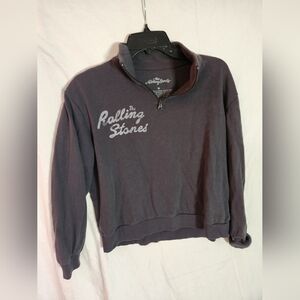 The Rolling Stones Women's Dark Gray Sweatshirt